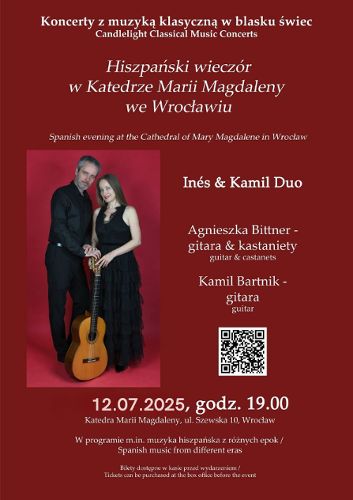 Zdjęcie wydarzenia W blasku świec koncert gitarowy muzyki hiszpańskiej