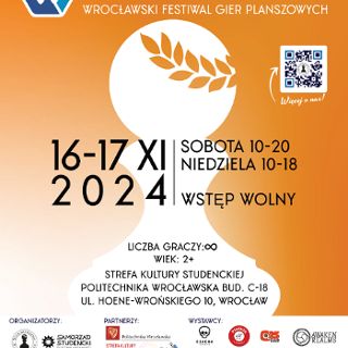 Zdjęcie wydarzenia XXVII Wrocławski Festiwal Gier Planszowych GRATISLAVIA