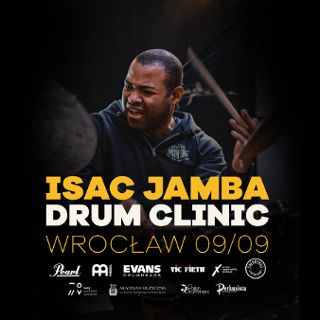 Zdjęcie wydarzenia Isac Jamba – Drum Clinic. Warsztaty perkusyjne