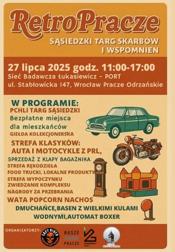Zdjęcie wydarzenia RetroPracze II – Sąsiedzki targ skarbów i wspomnień