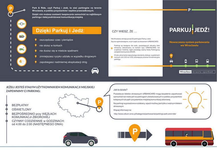 Regulamin parkingów Park&Ride we Wrocławiu