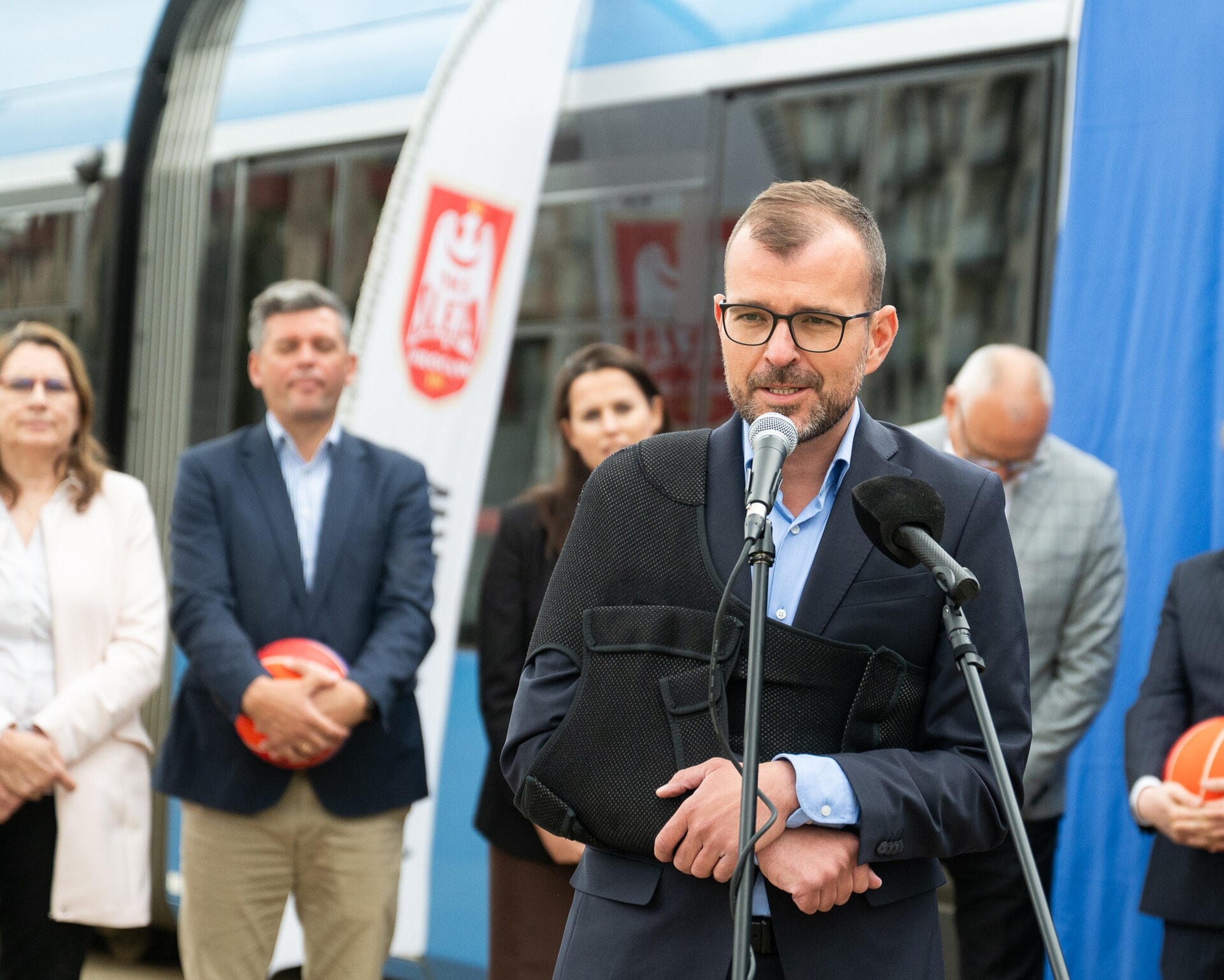 Piotr Dytko z Polskiego Związku Koszykówki