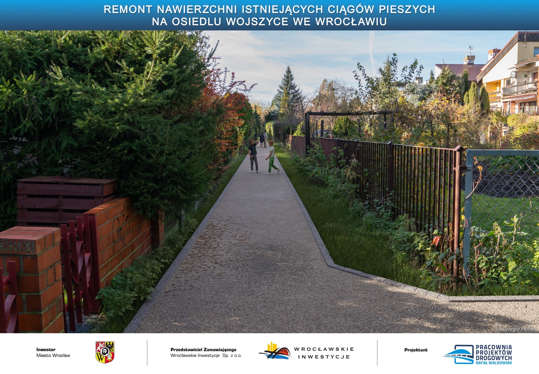 Trasa pieszo-rowerowa na Wojszycach - wizualizacja