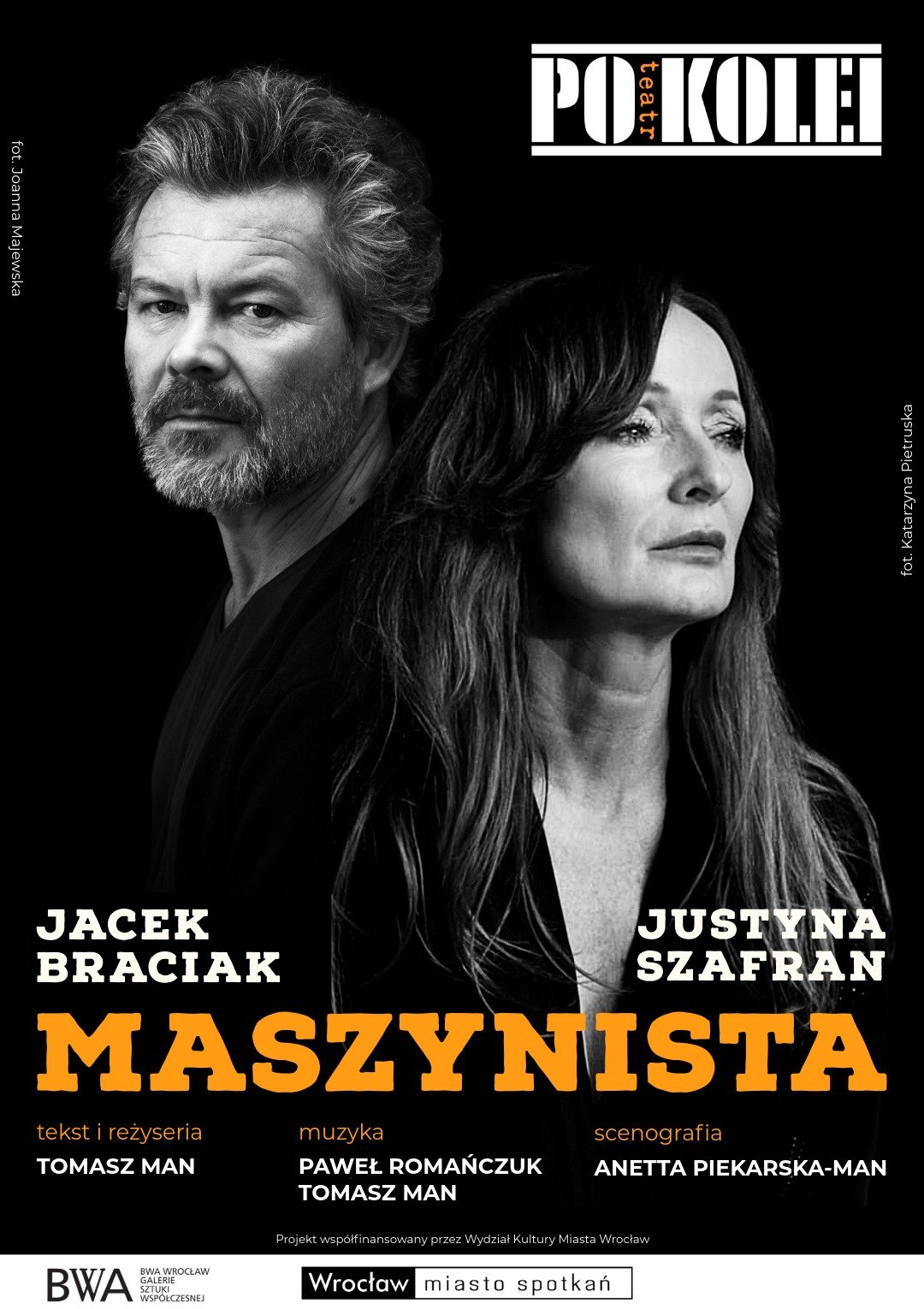 „Maszynista”, wystąpią: Justyna Szafran i Jacek Braciak