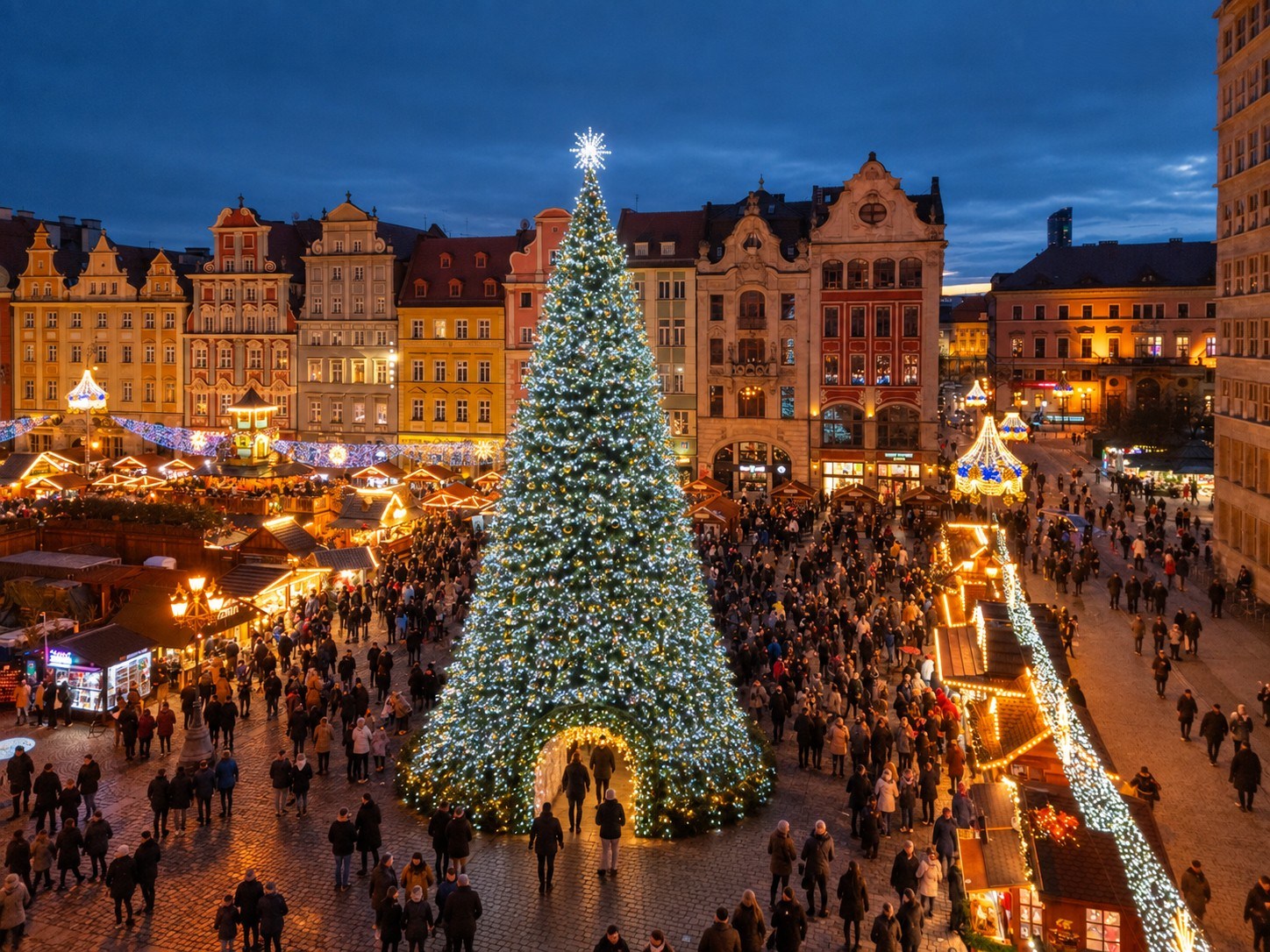 Tak może wyglądać wrocławska choinka, która stanie na Rynku pod koniec listopada 2026 roku