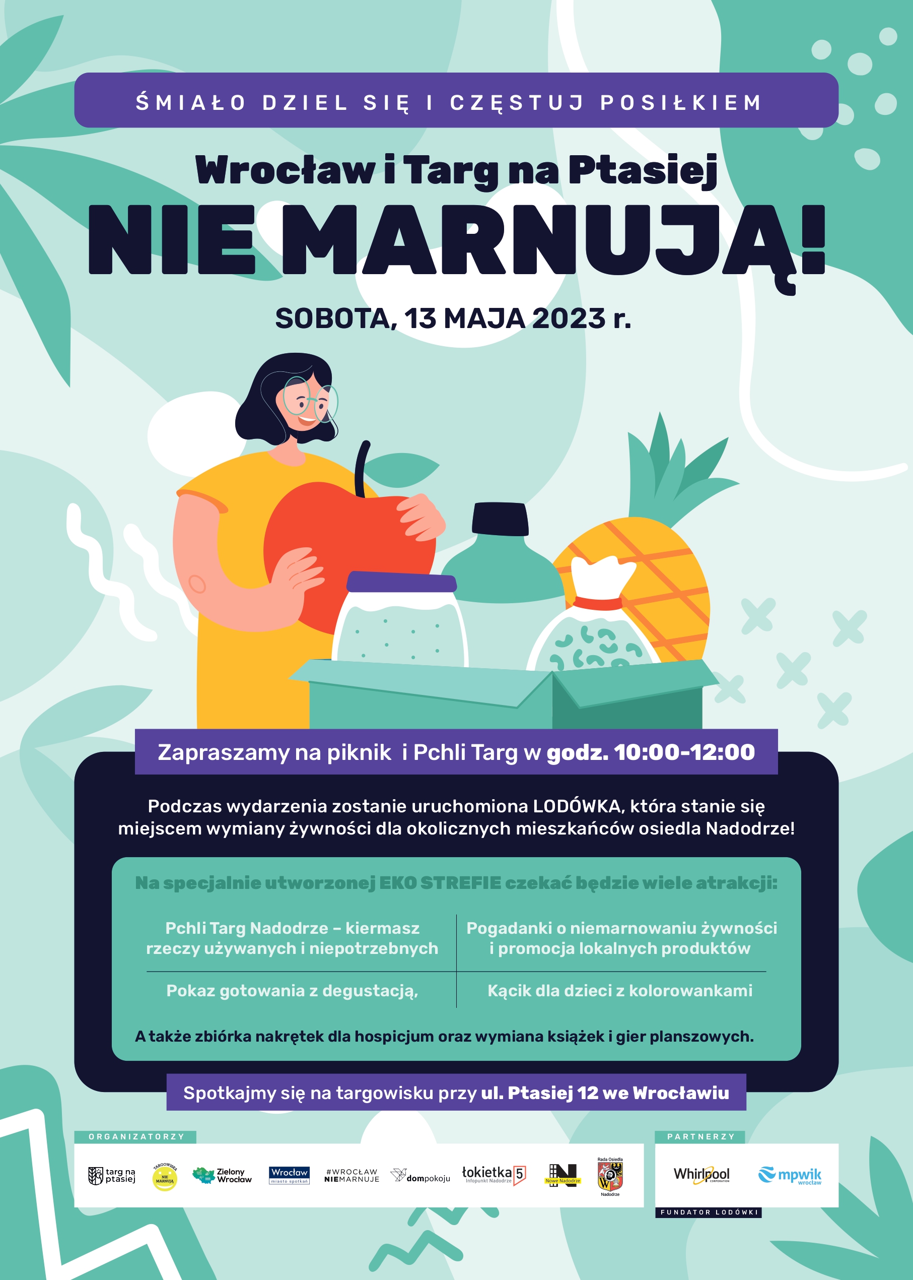 Wrocław i Targ na Ptasiej nie marnują - plakat
