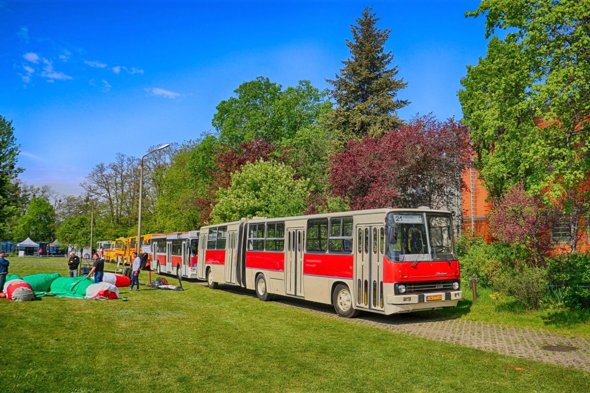 Odnowiony przez Klub Sympatyków Transportu Miejskiego Ikarus 260.26 z 1983 roku.