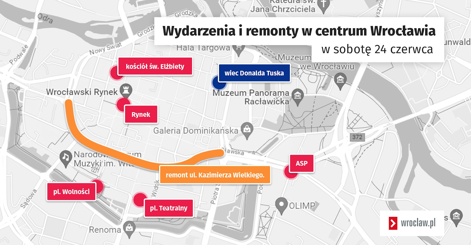 Przedstawiamy miejsca, które będą w sobotę popularne. Może tam być tłoczno.