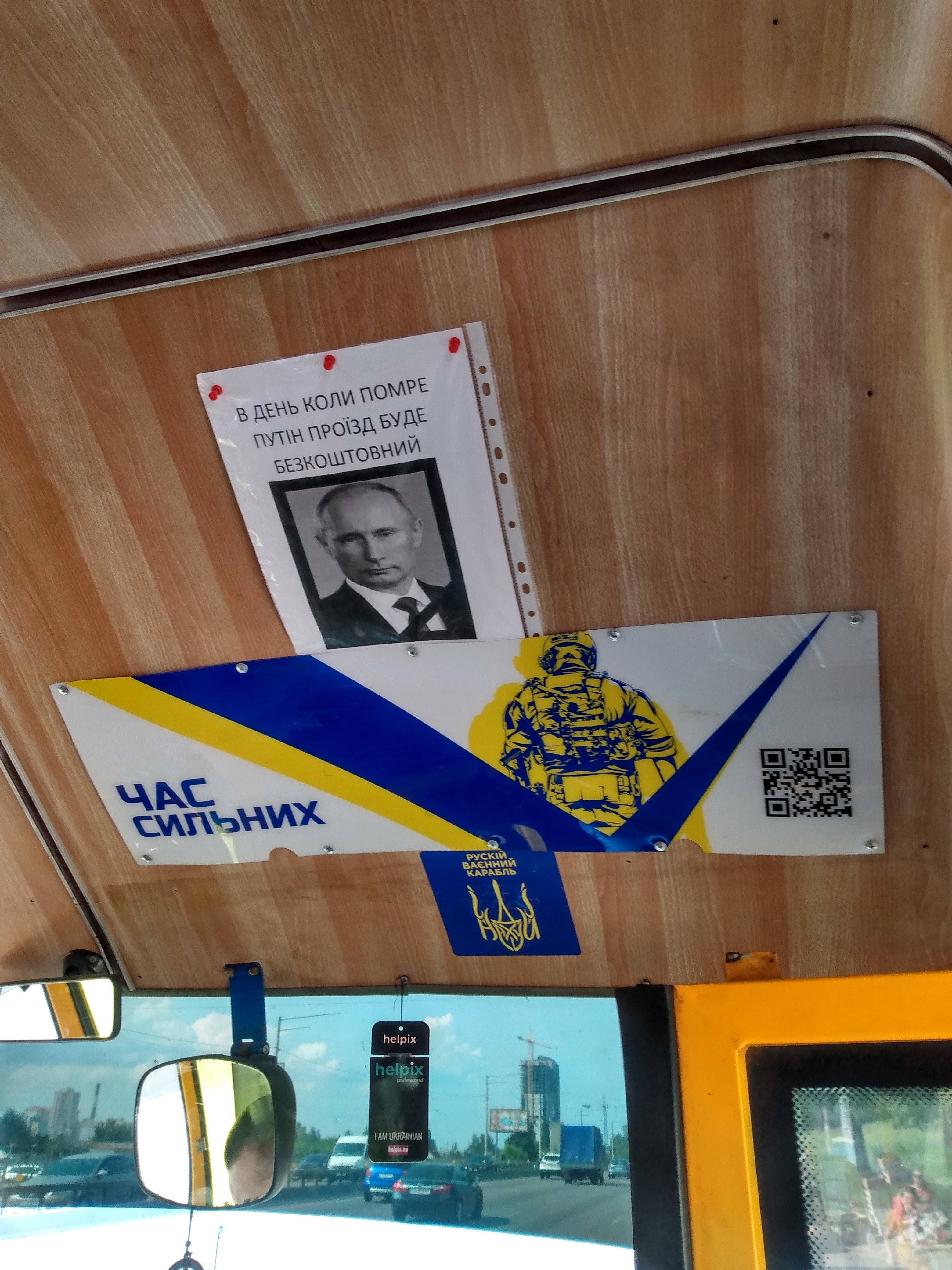 <p>W dniu śmierci Putina, przejazd marszrutką będzie bezpłatny.</p>