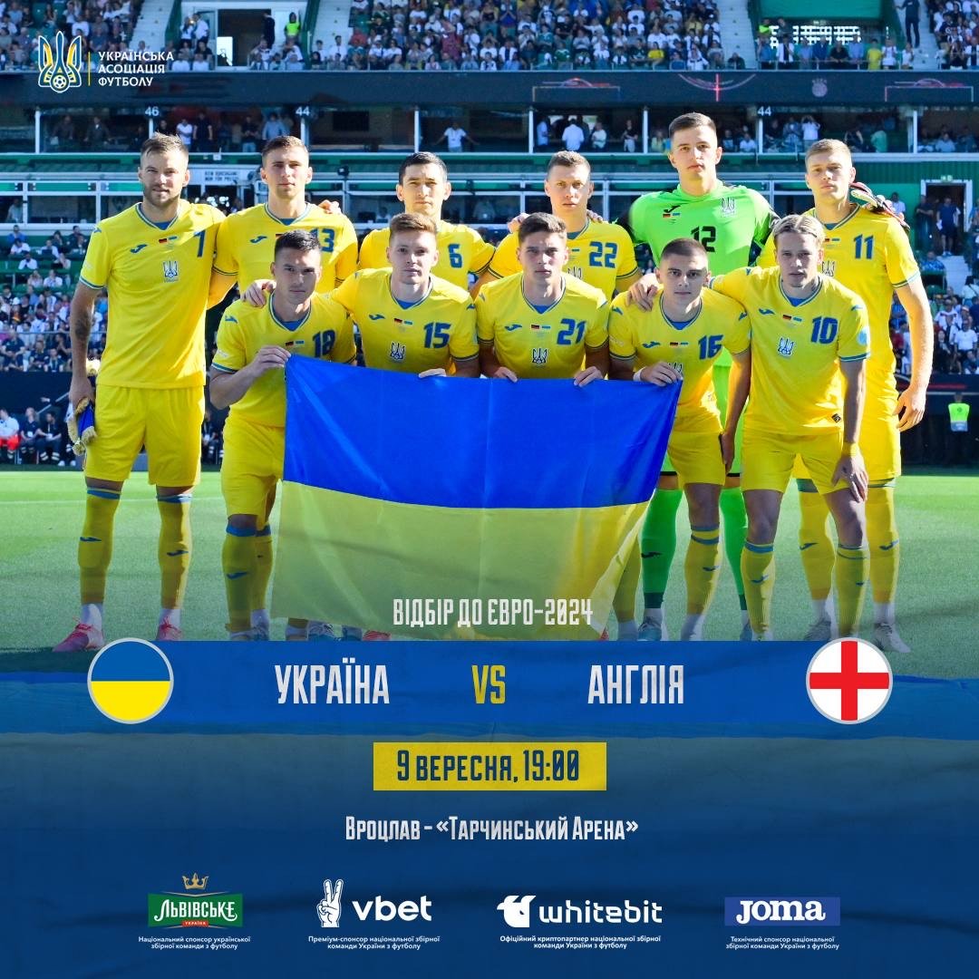 Євро-2024 Україна - Англія відбудеться у Вроцлаві