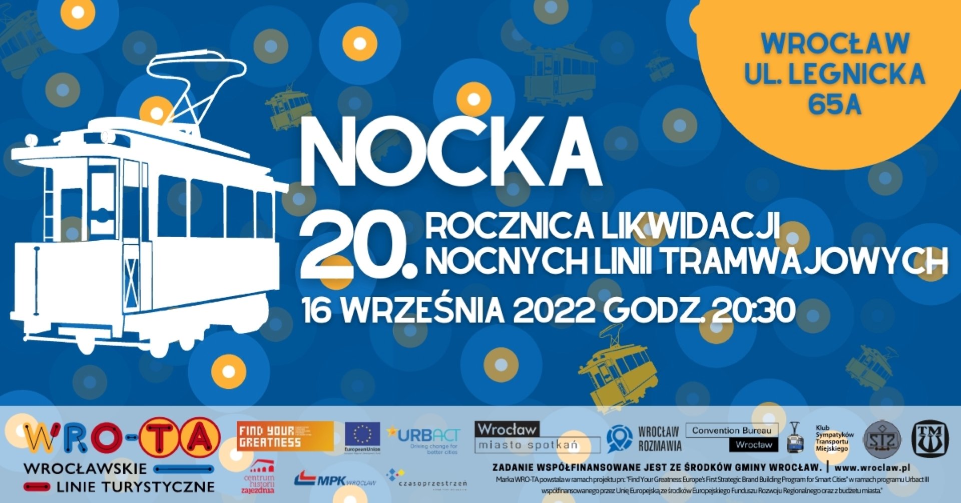 Plakat zapraszający na nockę.