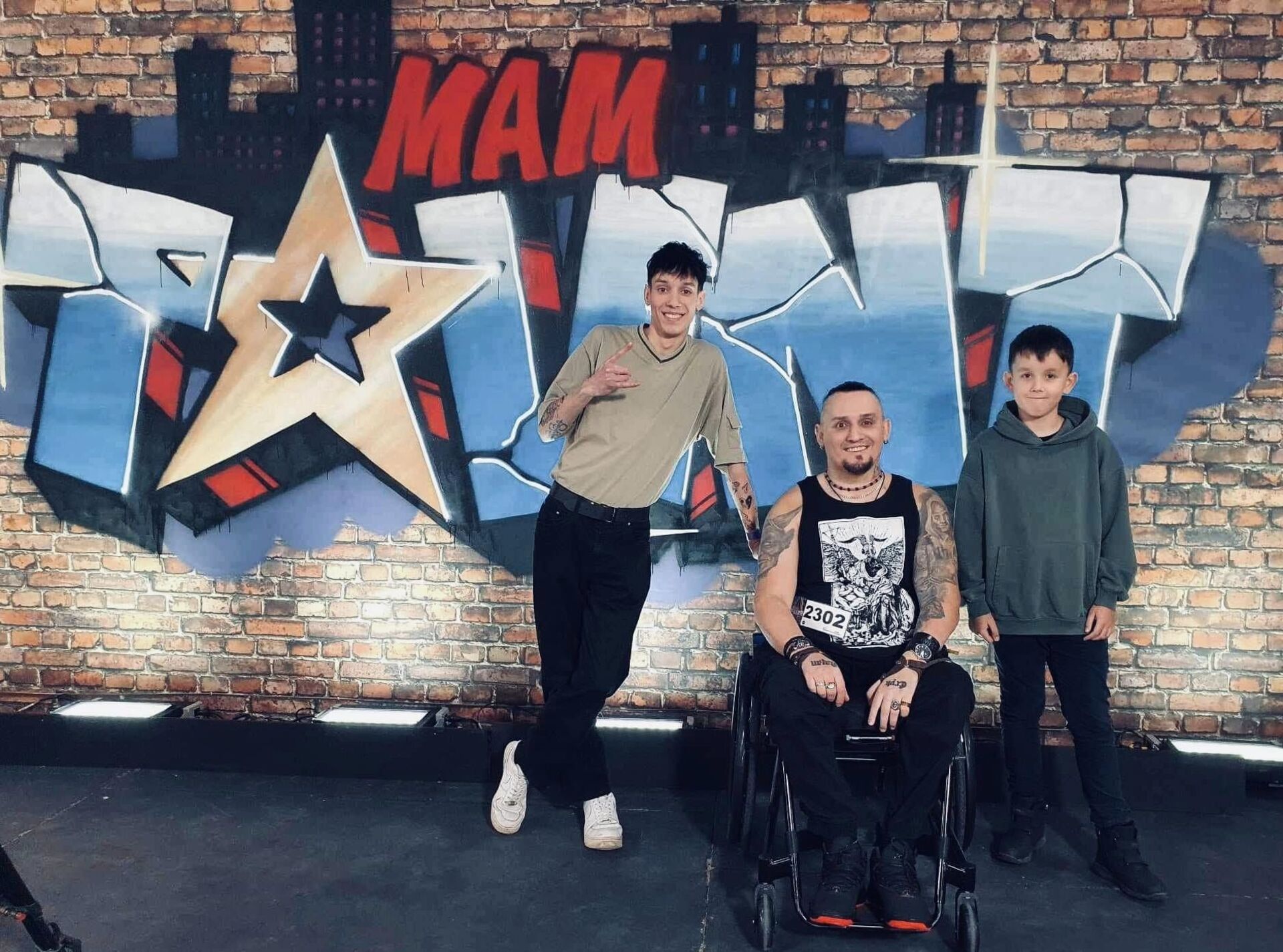 Tomek Kowalski z synami na castingu do Mam Talent