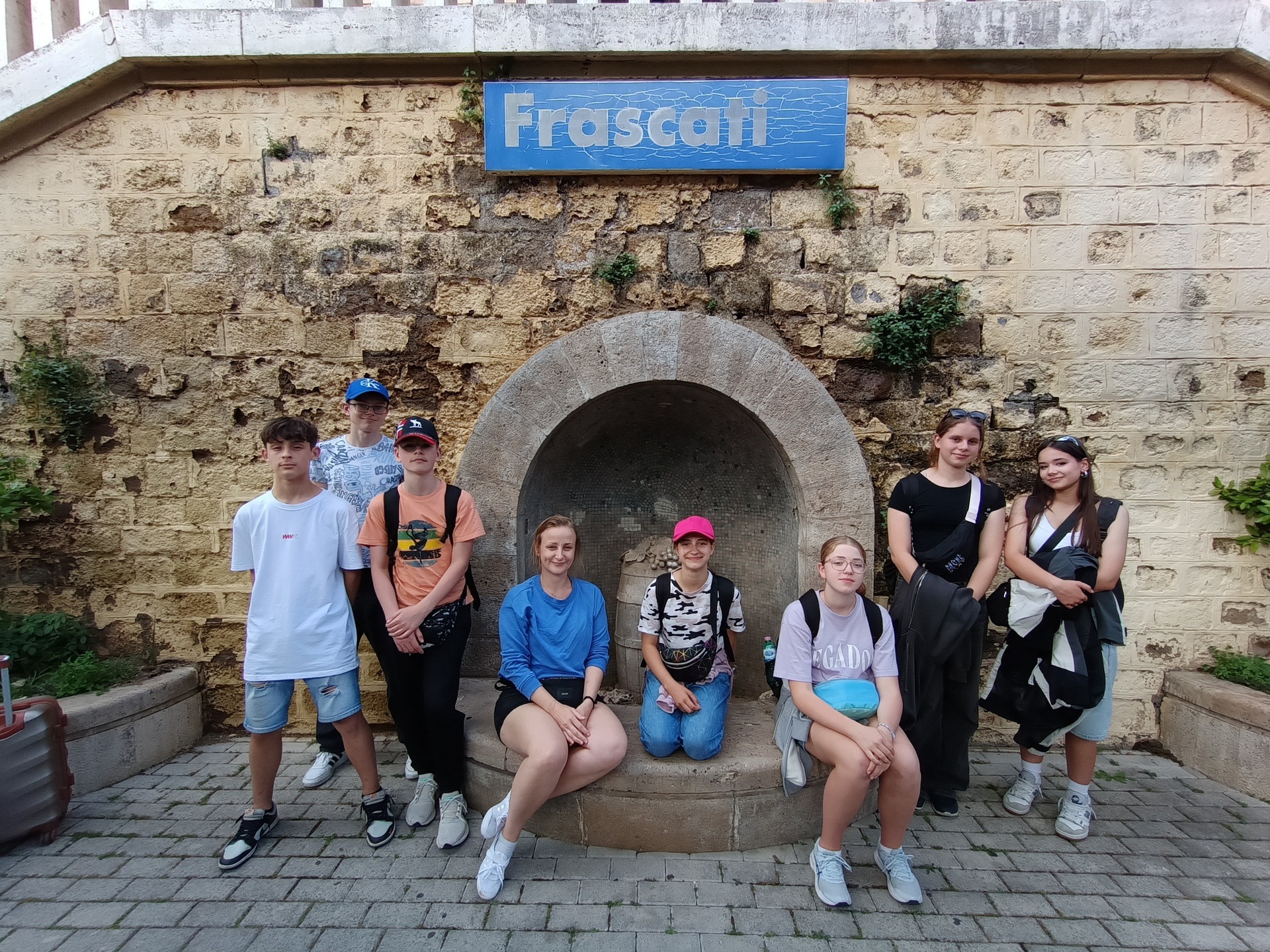 Uczniowie z Wrocławia we Frascati
