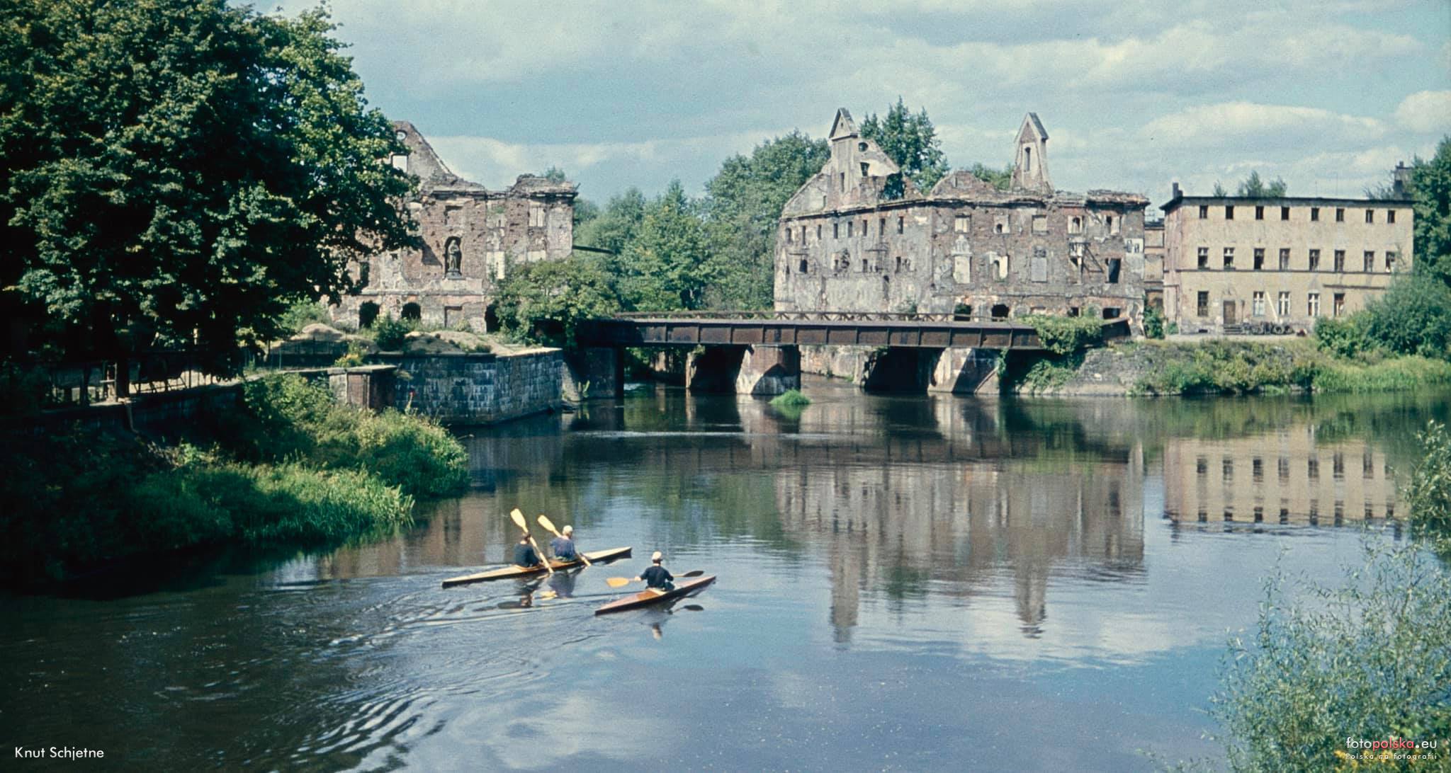 Młyny św. Klary. Sierpień 1964. Zdjęcie archiwalne