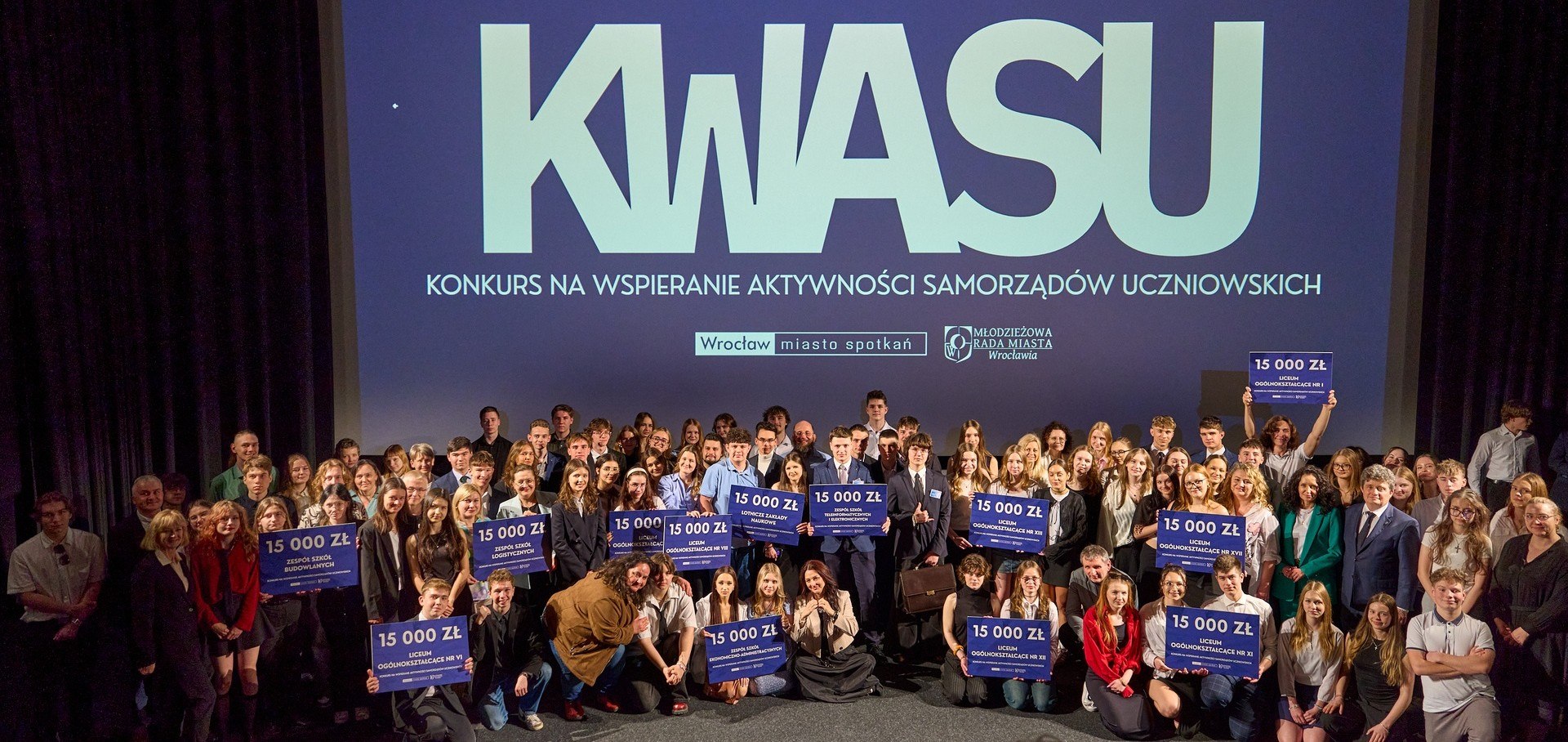 Gala konkursu „Wspieranie aktywności samorządów uczniowskich”