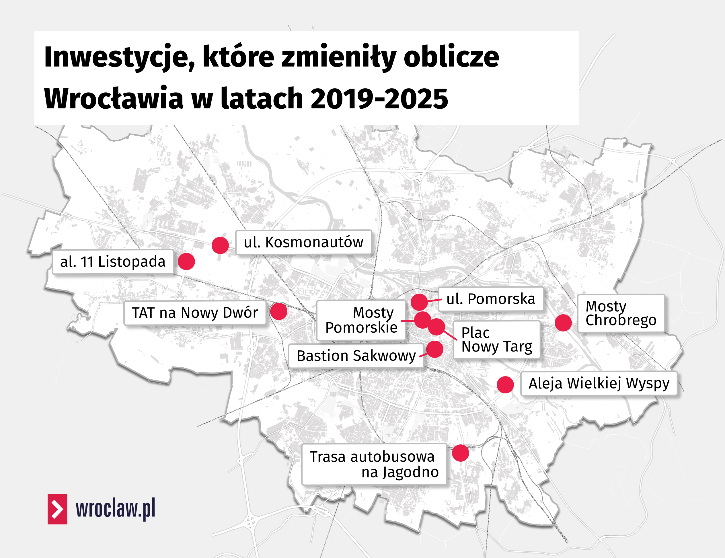 Lokalizacje inwestycji na mapie