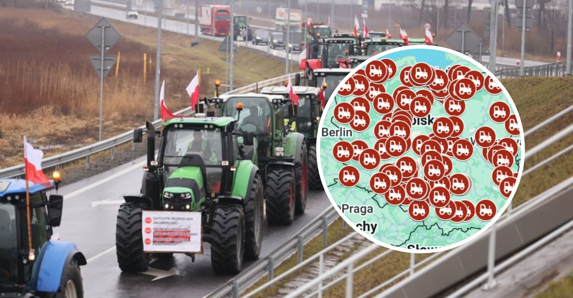 Protest rolników 30 grudnia 2025 r. Gdzie utrudnienia pod Wrocławiem i ...