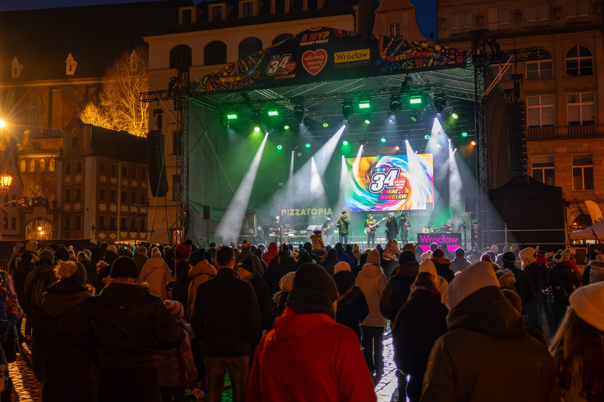 34. Finał WOŚP na wrocławskim Rynku