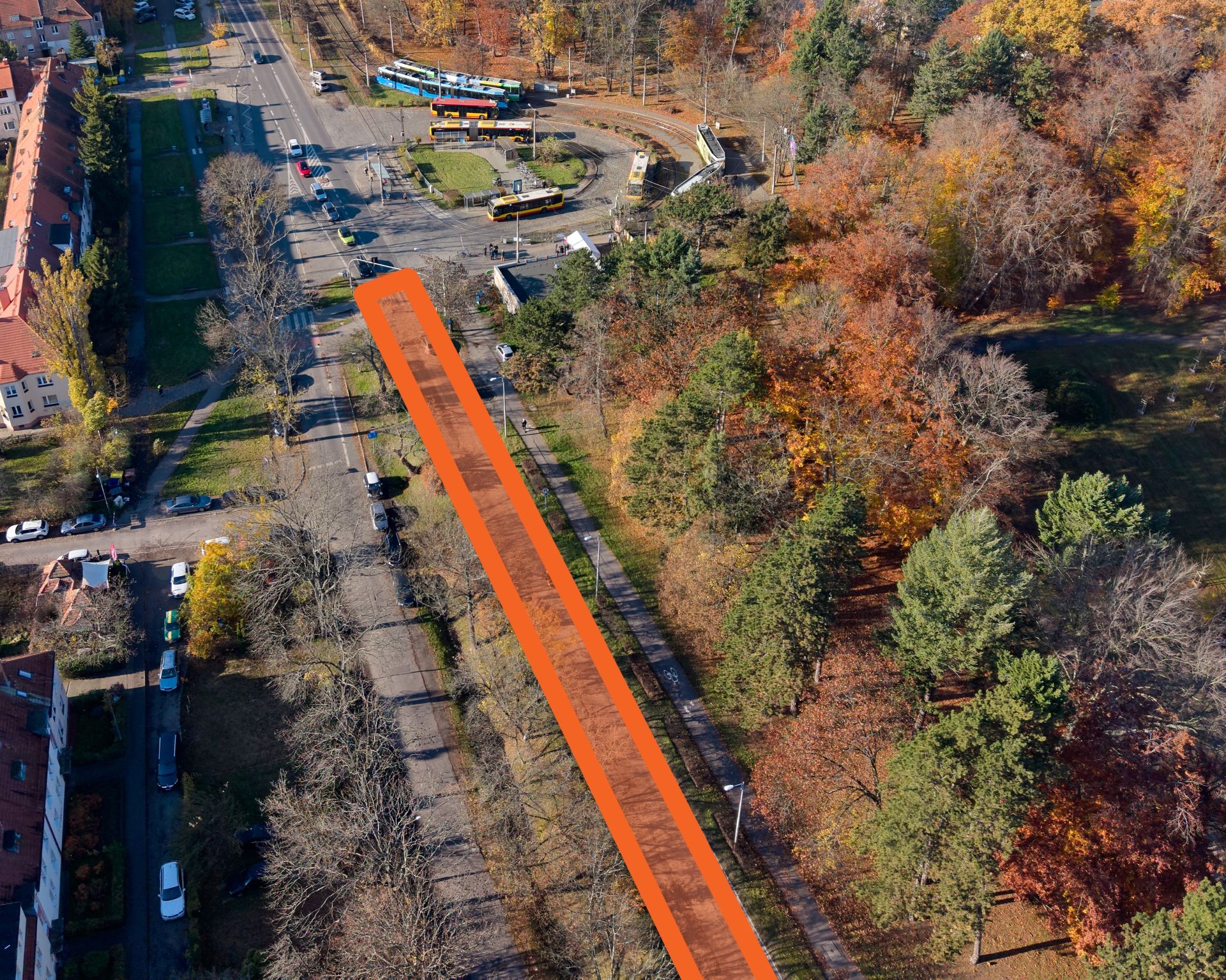 Na tym odcinku Mickiewicza - od pętli do Mostów Chrobrego - kostkę brukową zastąpi asfalt