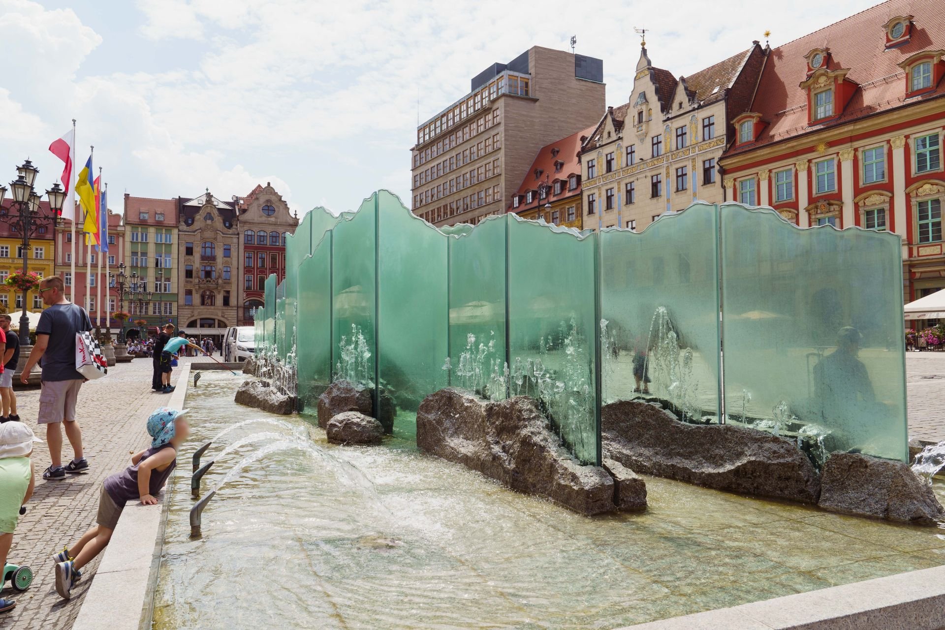 Fontanna na wrocławskim Rynku