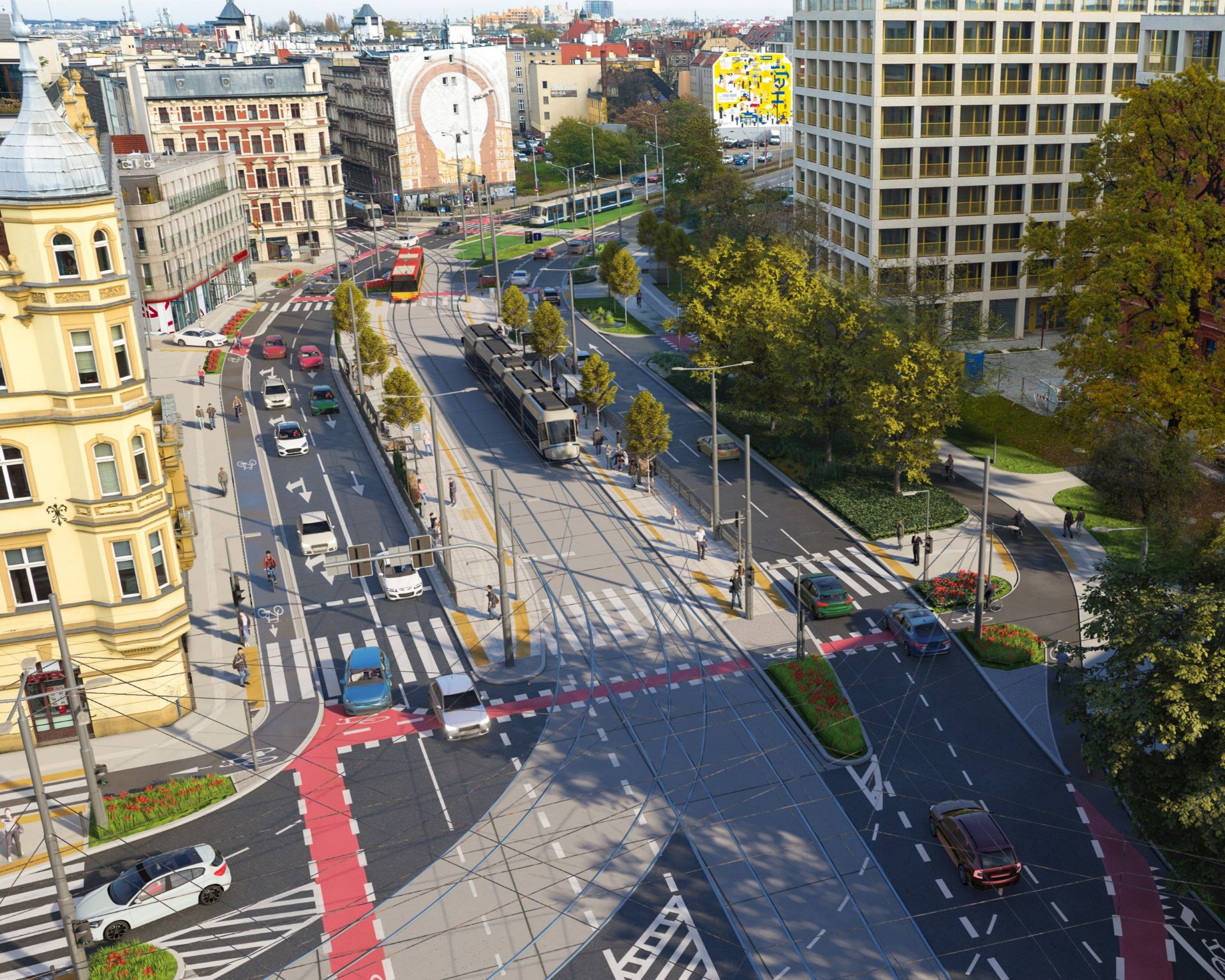 Tak ma wyglądać węzeł przesiadkowy Drobnera-Dubois po przebudowie