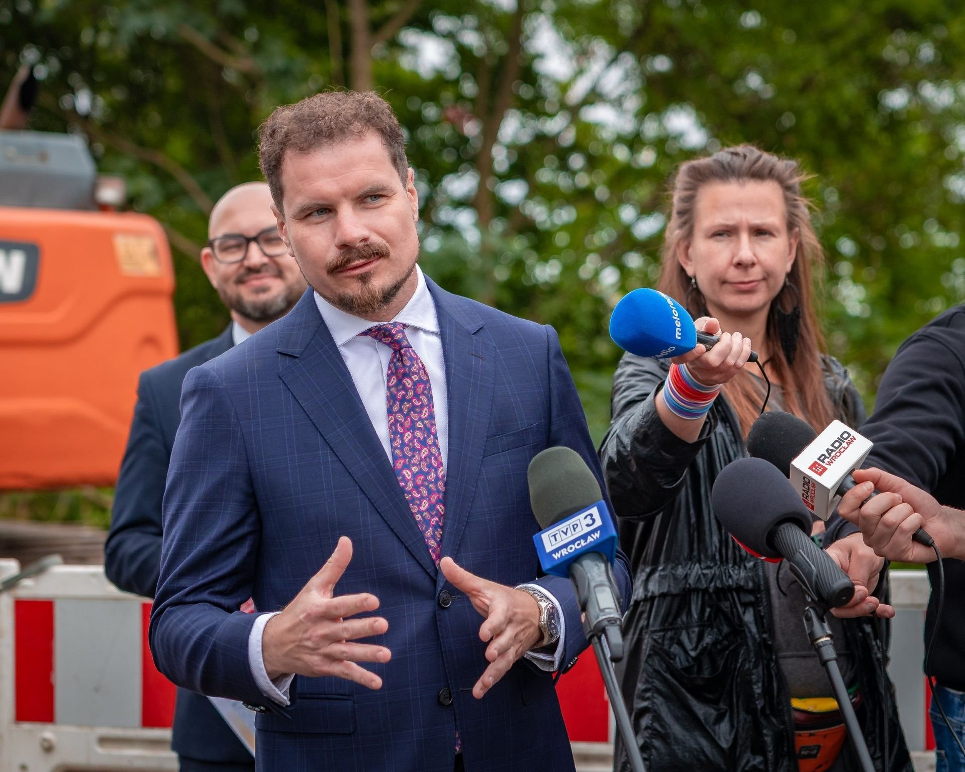 Powiększ obraz: Bartosz Nowak, wiceprezes Wrocławskich Inwestycji