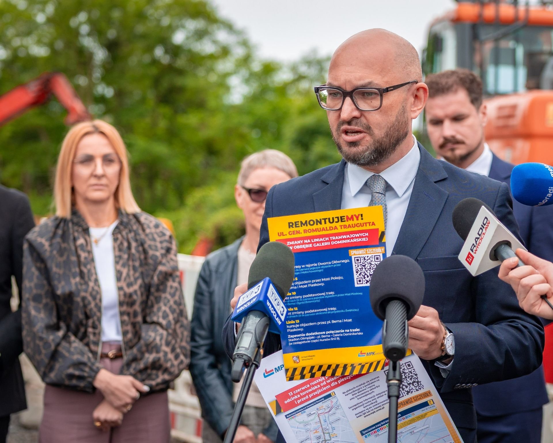 Powiększ obraz: Witold Woźny, prezes MPK Wrocław