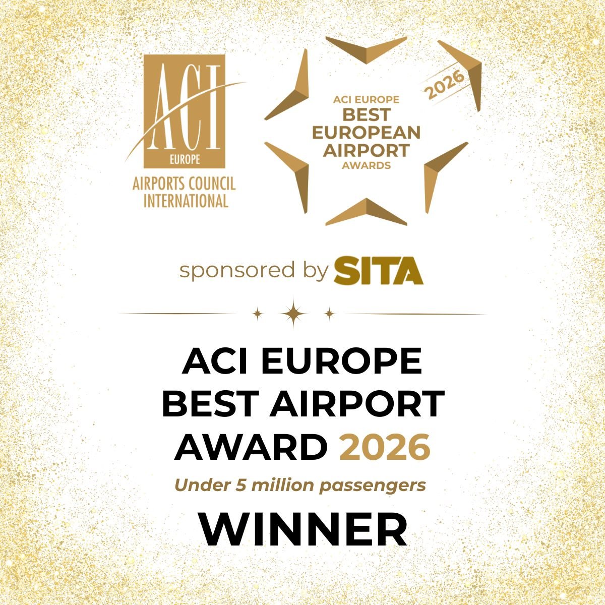 Powiększ obraz: ACI EUROPE Best Airport Award 2026