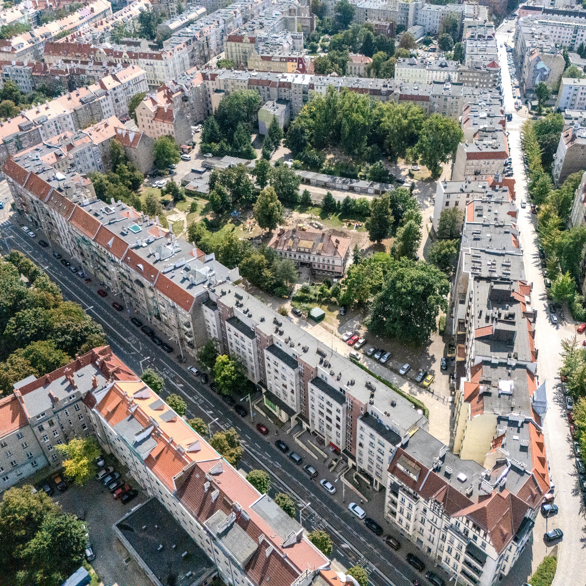 Powiększ obraz: Zapowiada się kompleksowy remont podwórka u zbiegu ulic: Piastowska, Sienkiewicza, Reja, Krzywa, Nowowiejska