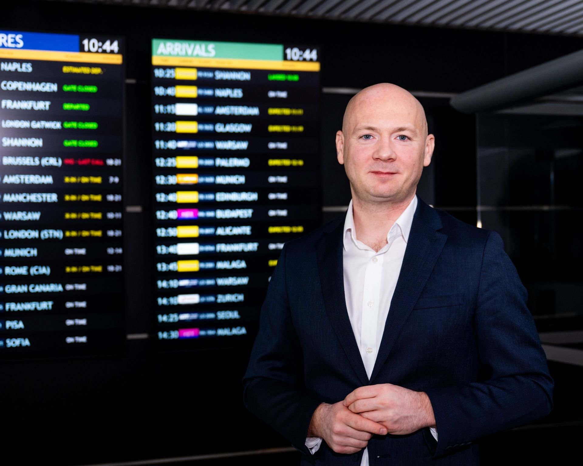 Powiększ obraz: Karol Przywara, prezes Portu Lotniczego Wrocław