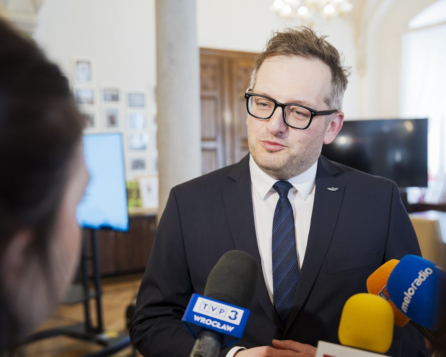 Powiększ obraz: Rafał Banaszkiewicz, pełnomocnik zarządu PKP PLK ds. przygotowania inwestycji