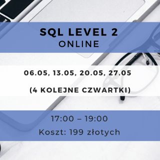 Zdjęcie wydarzenia SQL level 2 – szkolenie online