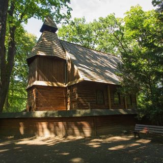 A wooden church in Szczytnicki Park