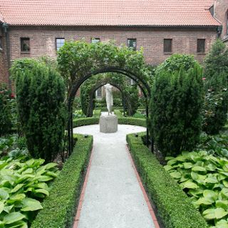 Monastery garden of the Museum of Architecture