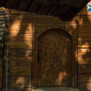 A wooden church in Szczytnicki Park