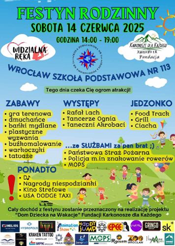 Zdjęcie wydarzenia Festyn charytatywny – „Dom dziecka na wakacje”