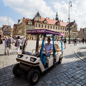 BEST CITY TOURS – Besichtigung Wrocławs mit Elektroautos „Melex“