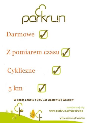 Zdjęcie wydarzenia Parkrun Wrocław – regelmäßige kostenlose Veranstaltung