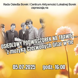 Zdjęcie wydarzenia Podwieczorek na trawie z muzyką Czerwonych Gitar w tle