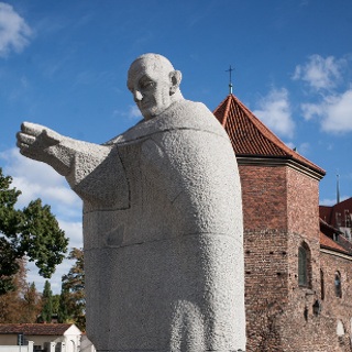 Denkmal für Papst Johannes XXIII. auf Ostrów Tumski