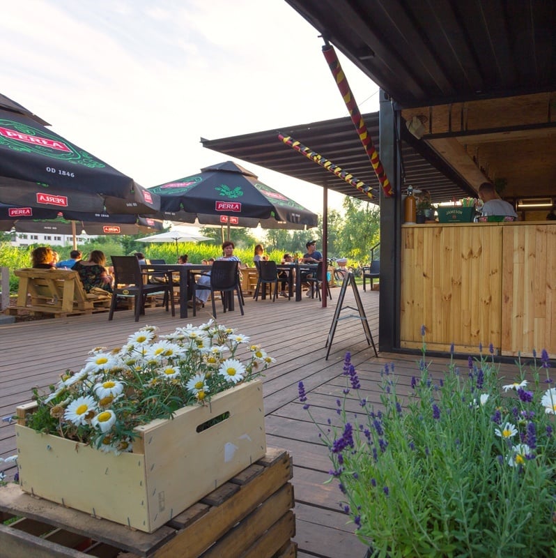 Forma Płynna Beach Bar Plaża miejska Wybrzeże Wyspiańskiego