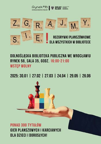 Zdjęcie wydarzenia Zgrajmy Się! Rozgrywki planszówkowe dla wszystkich w bibliotece