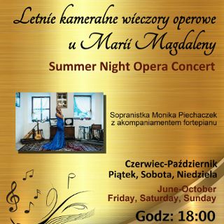 Zdjęcie wydarzenia Letnie Koncerty Operowe u  Marii Magdaleny