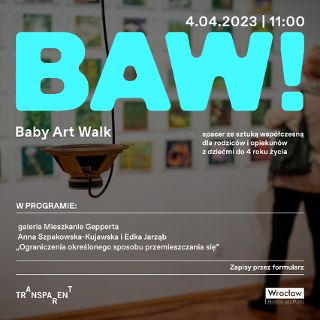 Zdjęcie wydarzenia Baby Art Walk – spacer artystyczny w galerii Mieszkanie Gepperta