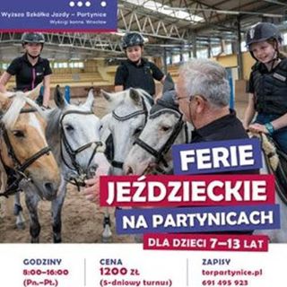 Zdjęcie wydarzenia Ferie jeździeckie na Wrocławskim Torze Wyścigów Konnych - Partynice