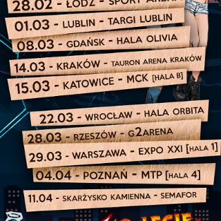Zdjęcie wydarzenia Nocny Kochanek świętuje 10-lecie! Jubileuszowa trasa koncertowa Zdrajców Metalu!