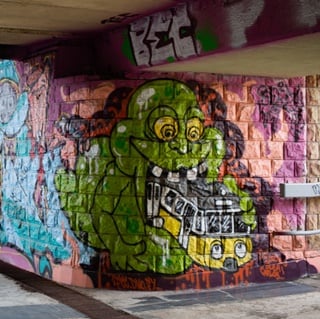 Murale na placu Społecznym