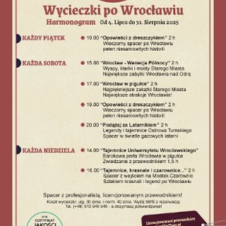 Zdjęcie wydarzenia „Wrocław w pigułce“ – spacer szlakiem najpiękniejszych zakątków miasta