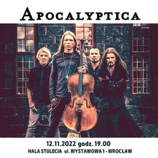 Zdjęcie wydarzenia Koncert: Apocalyptica w Hali Stulecia
