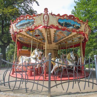 Carousel in the Old Town Garden